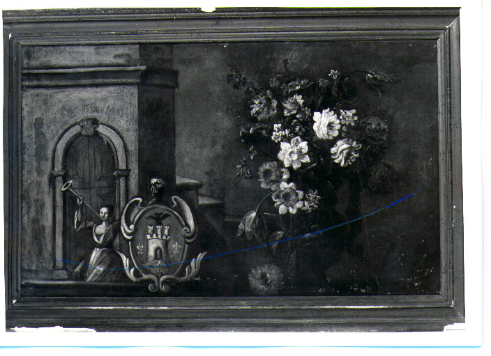 stemma (dipinto) - bottega napoletana (fine/inizio secc. XVII/ XVIII)
