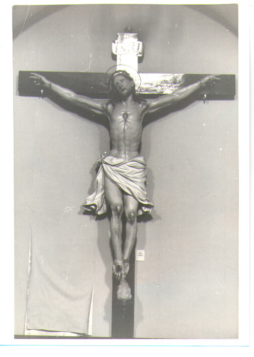 Cristo crocifisso (scultura) - bottega Italia meridionale (fine/inizio secc. XVII/ XVIII)