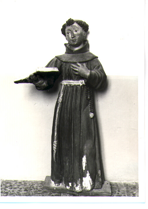 Sant'Antonio da Padova (statua) - bottega Italia meridionale (fine/inizio secc. XVII/ XVIII)