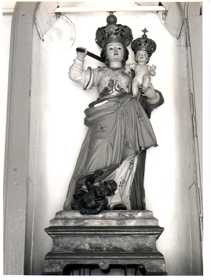 Madonna con Bambino (statua) - bottega lucana (seconda metà sec. XVIII)