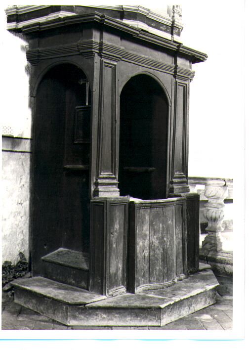 confessionale - bottega lucana (sec. XVIII)