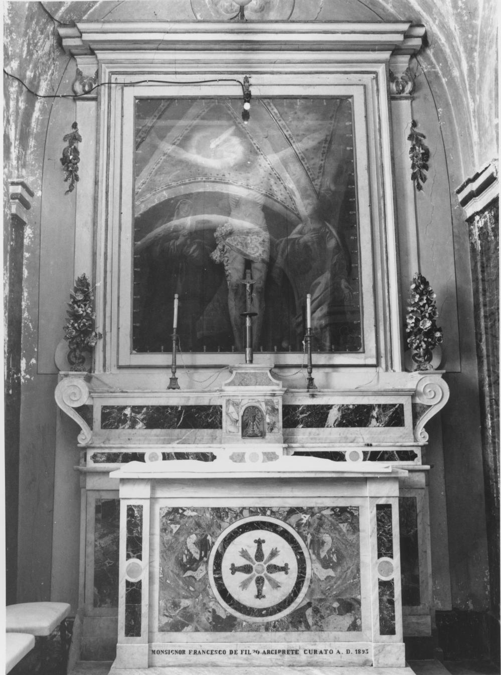 altare - bottega Italia meridionale (sec. XIX)
