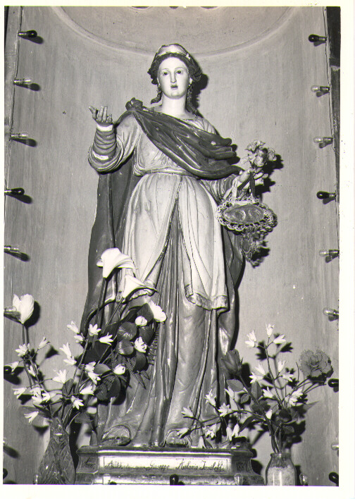 Santa Lucia (statua) - bottega napoletana (sec. XIX)