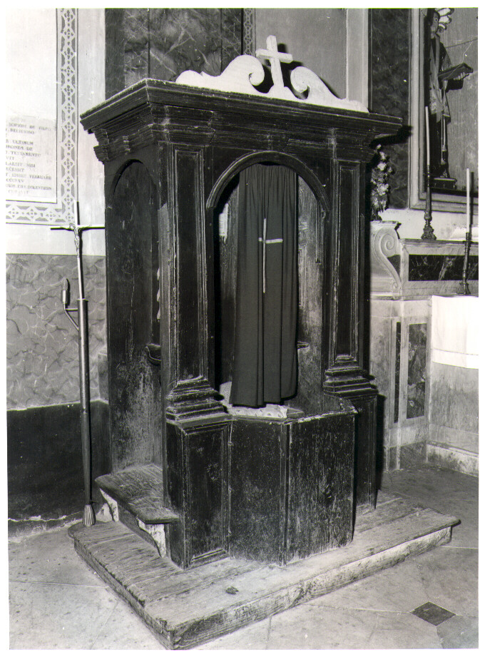 confessionale, serie - bottega lucana (sec. XVIII)