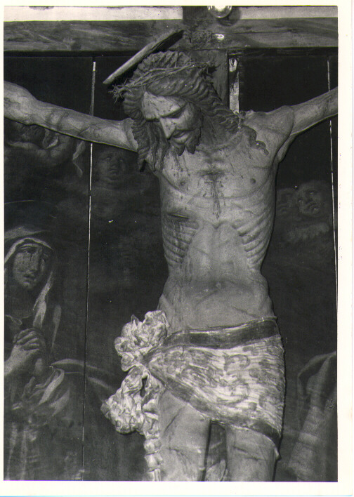 Cristo crocifisso (scultura) - bottega lucana (secc. XV/ XVI)