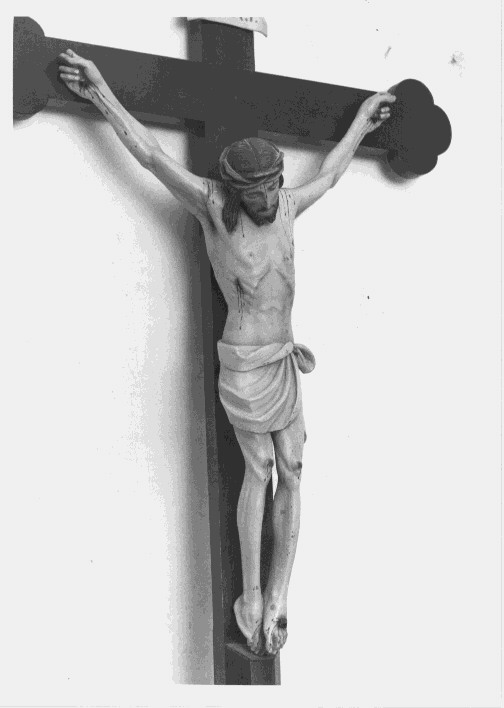 Cristo crocifisso (scultura) - bottega Italia meridionale (fine/inizio secc. XIX/ XX)
