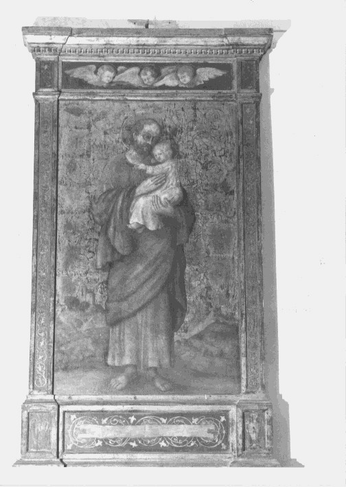 San Giuseppe e Gesù Bambino (dipinto) - ambito italiano (sec. XV)