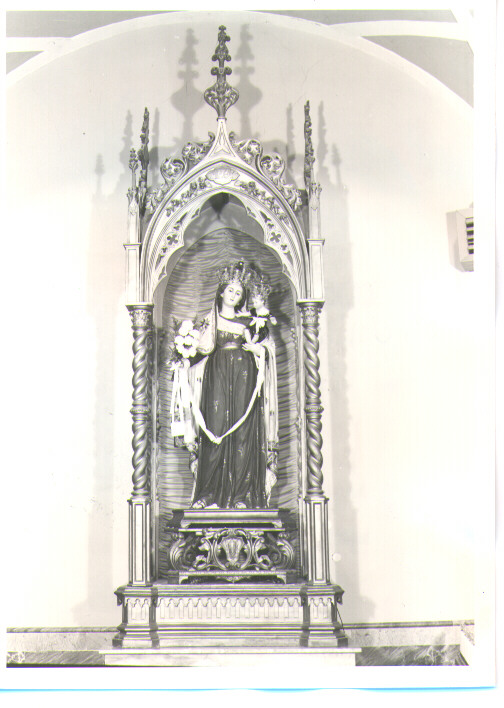 Madonna del Carmelo (statua) - bottega lucana (sec. XIX)
