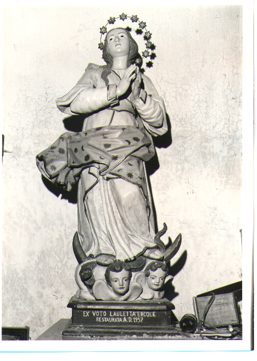Immacolata Concezione (statua) - bottega Italia meridionale (seconda metà sec. XVIII)