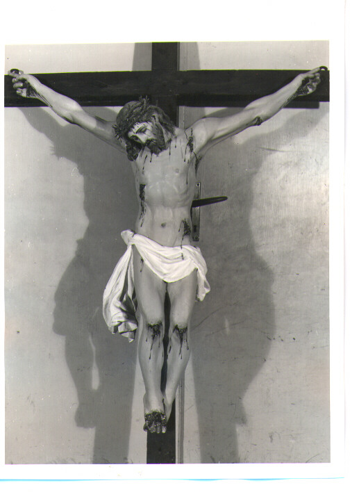 Cristo crocifisso (scultura) - bottega lucana (inizio sec. XIX)