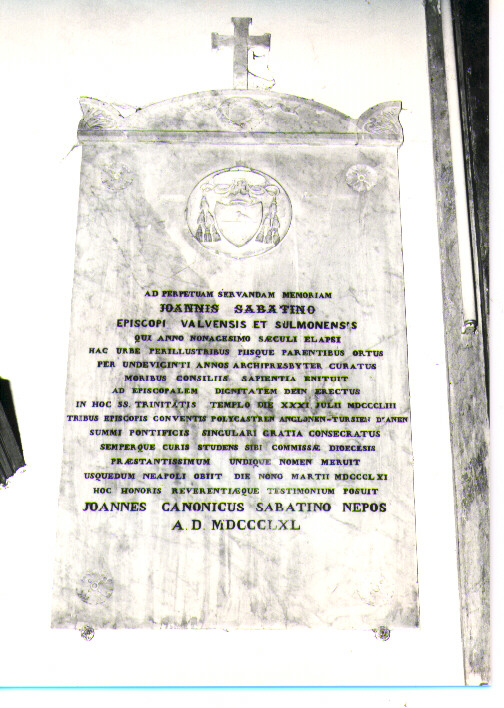 lapide - bottega Italia meridionale (sec. XIX)