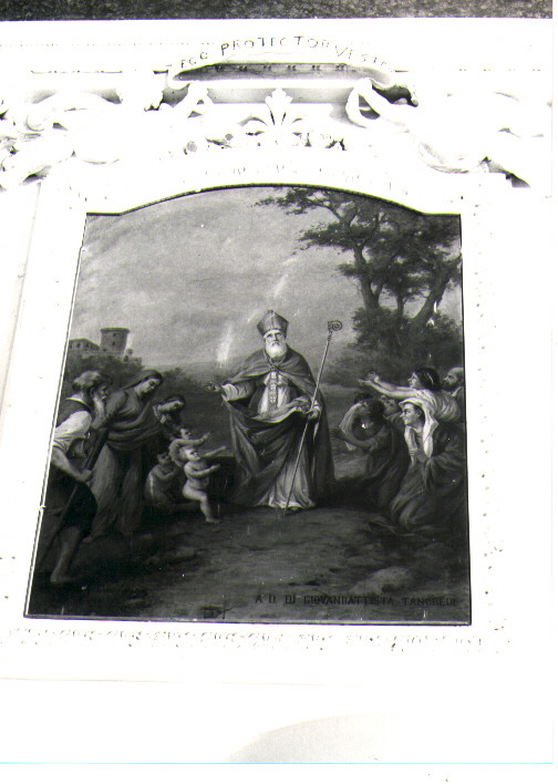 Un miracolo di San Nicola, San Nicola di Bari (dipinto) di Chiarolanza G (prima metà sec. XX)