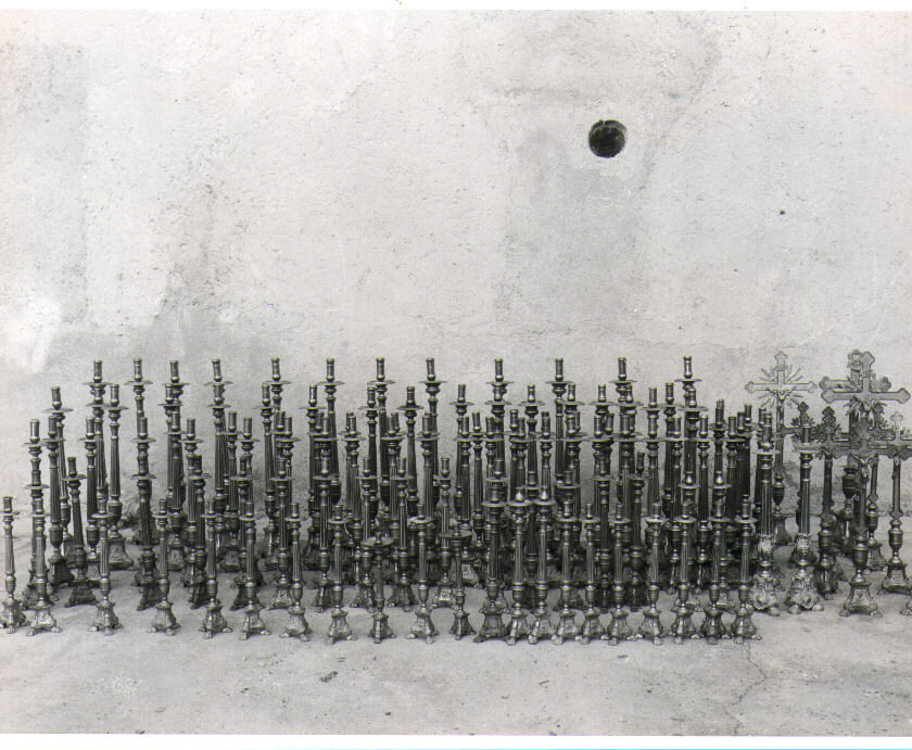 candeliere, serie - bottega napoletana (prima metà sec. XX)