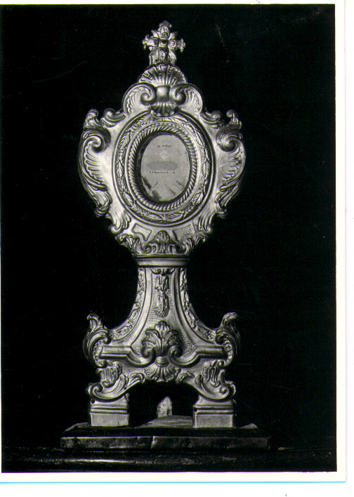 reliquiario - a ostensorio - bottega napoletana (sec. XIX)