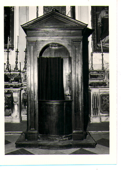 confessionale, serie - bottega Italia meridionale (prima metà sec. XX)