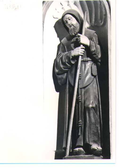 San Francesco di Paola (scultura) - ambito napoletano (prima metà sec. XVII)