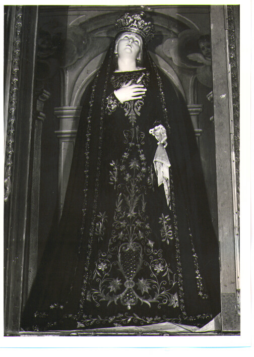 Madonna Addolorata (scultura) di Citarelli Francesco (sec. XIX)