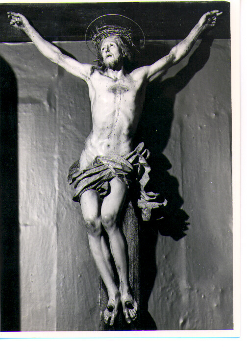Cristo crocifisso (scultura) di Colombo Giacomo (inizio sec. XVIII)