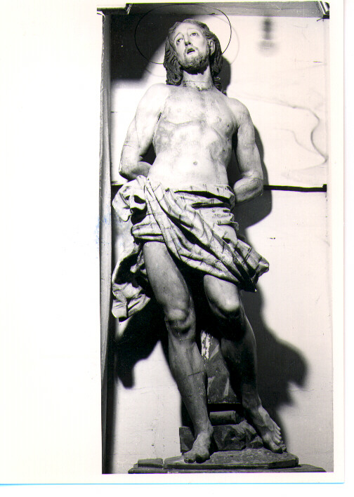 Cristo alla colonna (scultura) di Colombo Giacomo (inizio sec. XVIII)