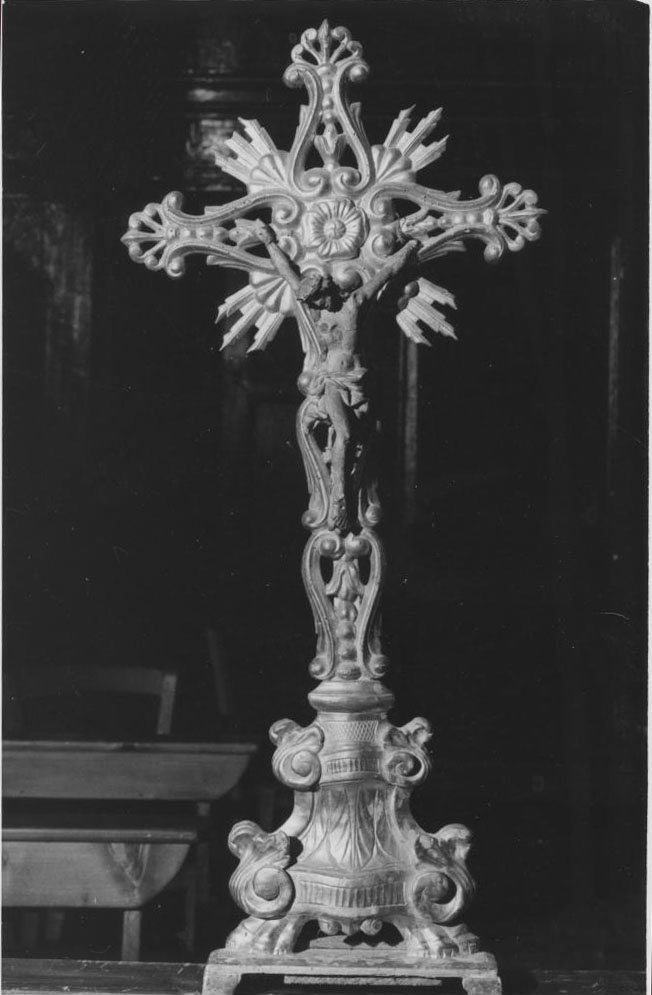croce d'altare - bottega napoletana (metà sec. XIX)