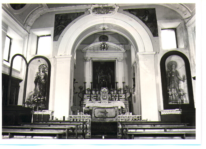altare maggiore - bottega Italia meridionale (sec. XIX)