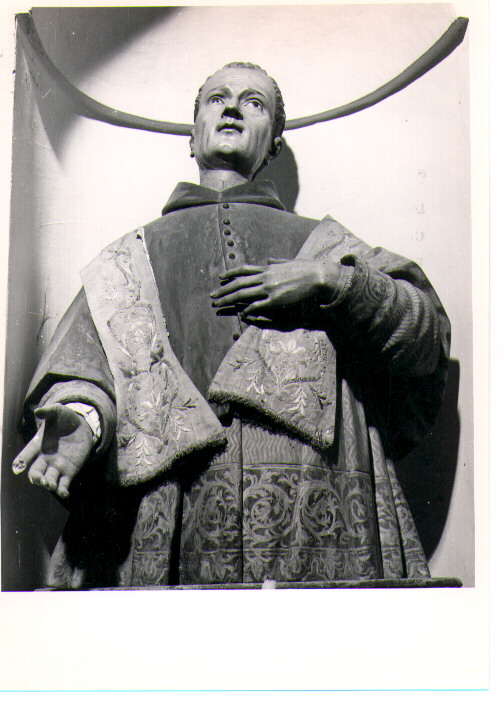 San Carlo Borromeo (scultura) di Pierri Agostino (seconda metà sec. XVIII)
