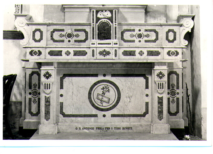 altare - bottega Italia meridionale (sec. XIX)