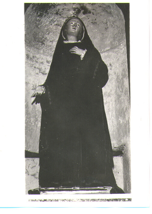 Madonna Addolorata (statua) - bottega lucana (fine sec. XIX)