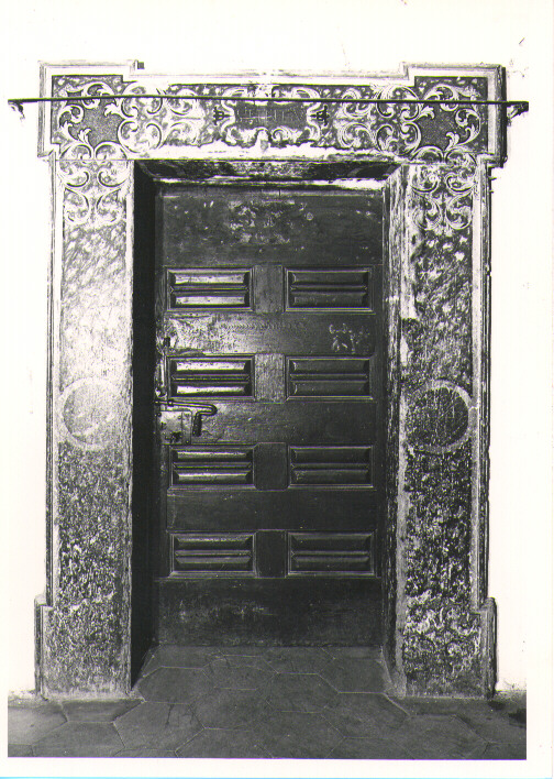 mostra di porta - bottega lucana (sec. XVIII)