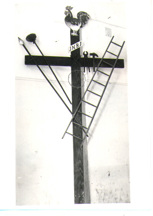 croce processionale - bottega lucana (fine sec. XIX)