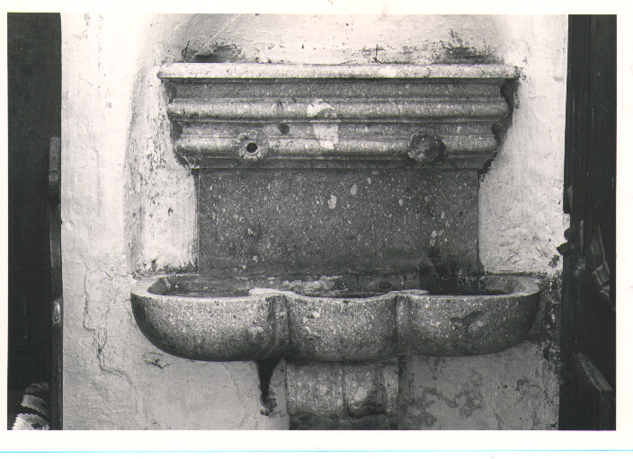 lavabo - bottega lucana (metà sec. XVIII)