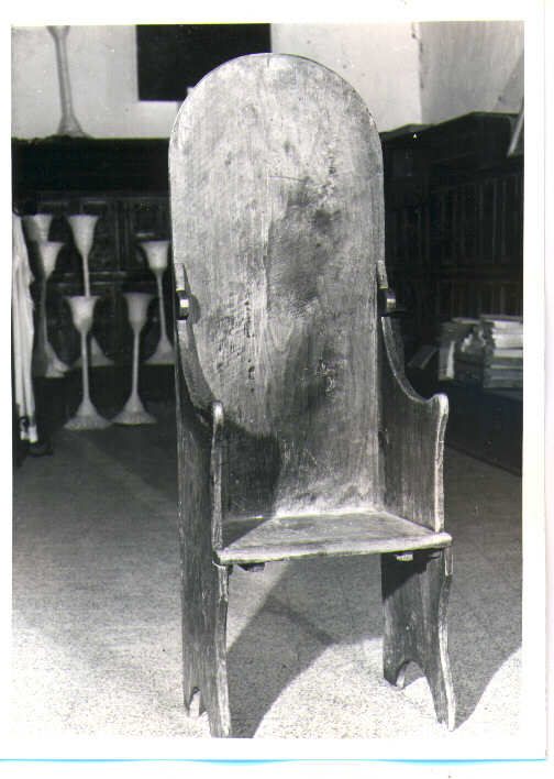 sedia - bottega lucana (metà sec. XIX)