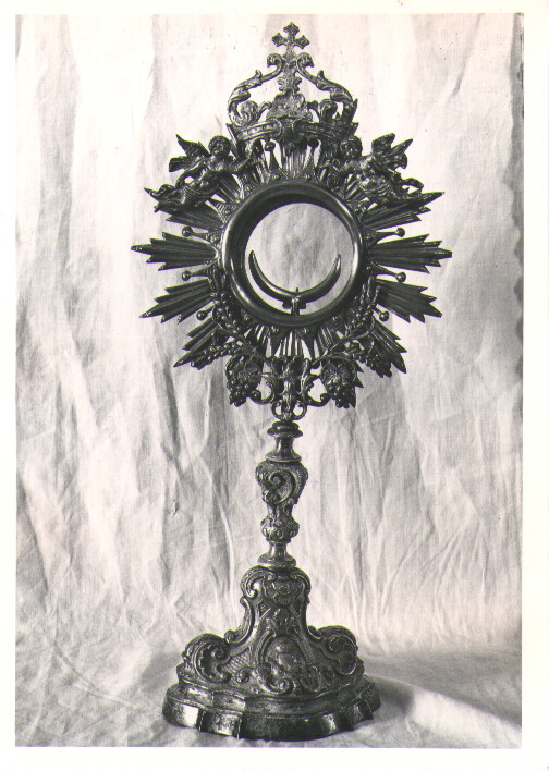 ostensorio - bottega napoletana (metà sec. XVIII)