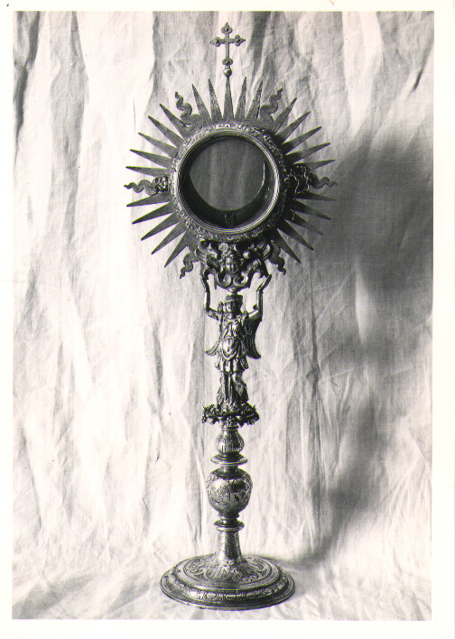 ostensorio - bottega napoletana (prima metà sec. XX)