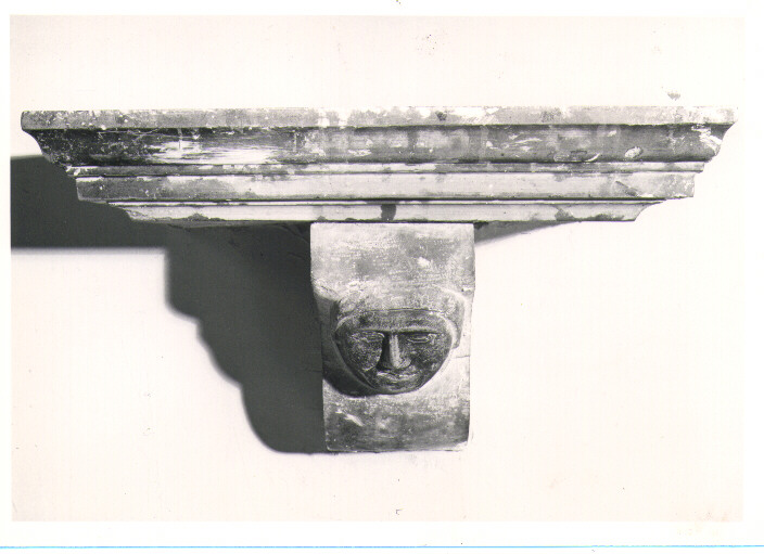 mensola - bottega lucana (fine/inizio secc. XIV/ XV, sec. XVIII)