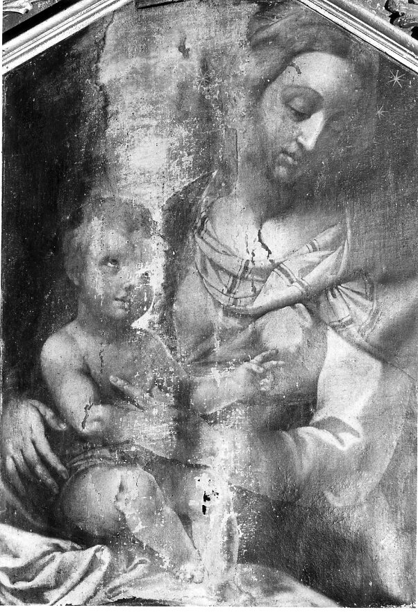 Madonna con Bambino (dipinto) di Ferri Pietro Antonio (sec. XVII)