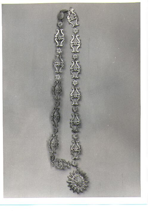 attributo iconografico di immagine sacra - bottega napoletana (sec. XIX)