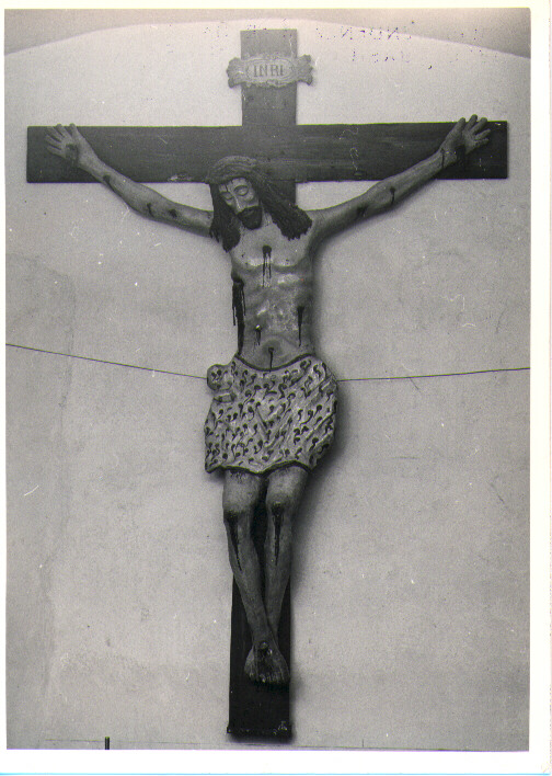 Cristo crocifisso (scultura) - bottega lucana (prima metà sec. XVII)