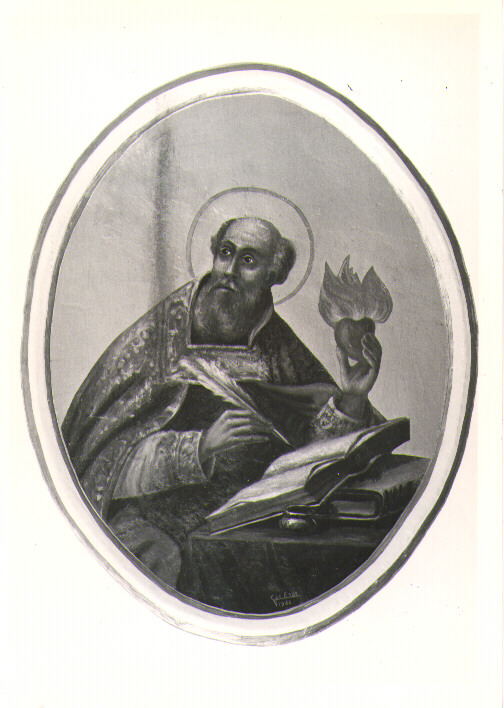 Santo Padre della chiesa, Santo (dipinto) di Colonna Nicola (attribuito) (prima metà sec. XIX)