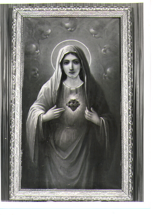 Sacro Cuore di Maria (dipinto) di Sampietro Cosimo Damiano (scuola) (inizio sec. XX)