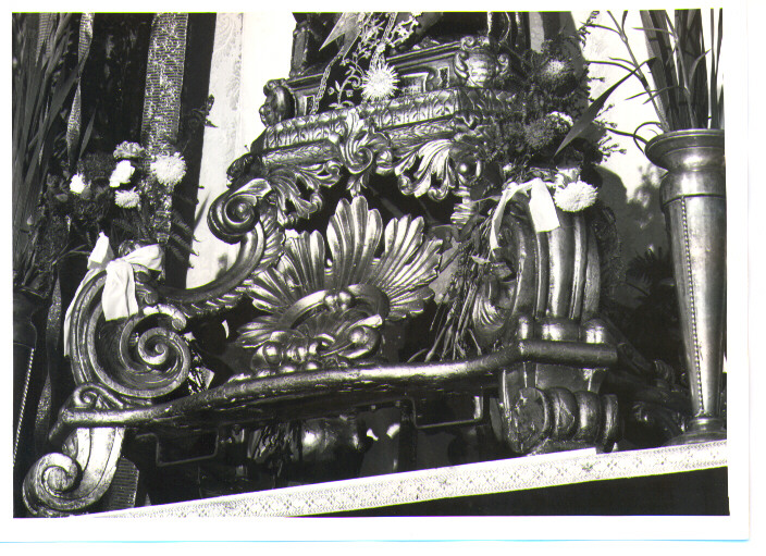 piedistallo di statua - bottega lucana (metà sec. XVIII)