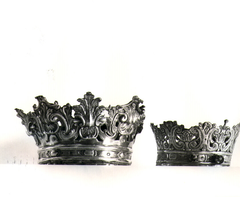 corona da statua - bottega napoletana (seconda metà sec. XVIII)