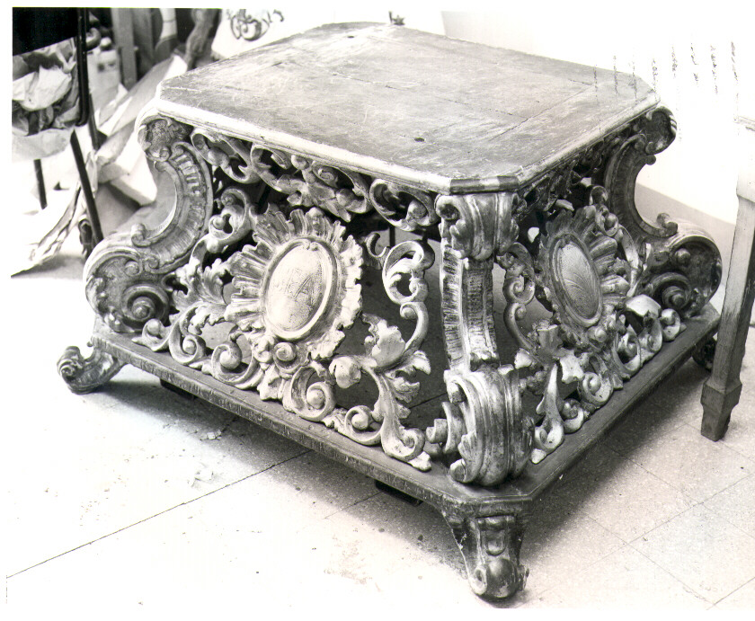 base processionale - bottega napoletana (seconda metà sec. XIX)