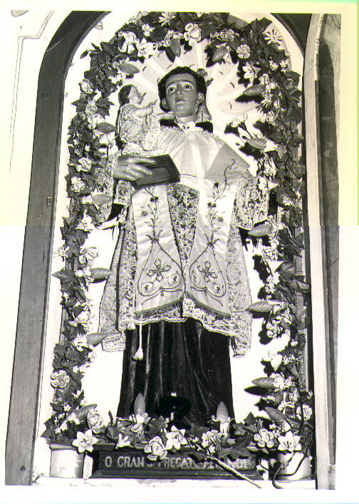 Sant'Antonio da Padova (statua) - bottega Italia meridionale (fine/inizio secc. XVII/ XVIII)