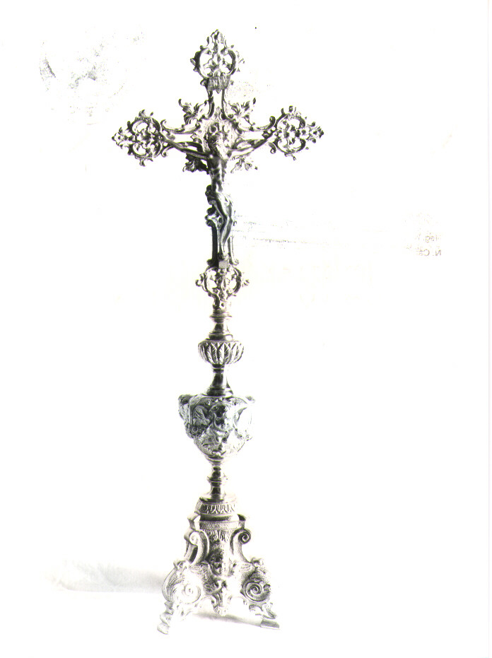 croce d'altare - bottega napoletana (seconda metà sec. XIX)