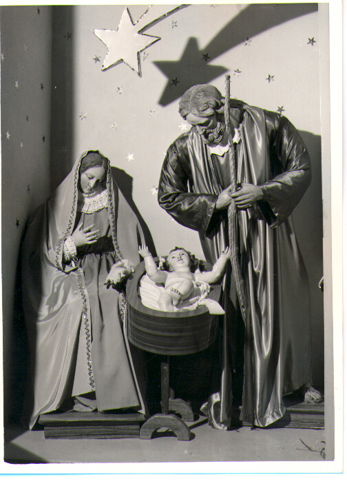 Sacra Famiglia (gruppo scultoreo) - bottega napoletana (metà sec. XIX)