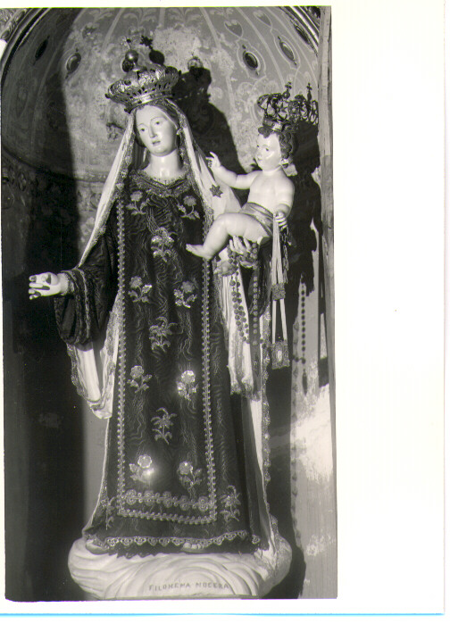 Madonna con Bambino (scultura) - bottega napoletana (sec. XX)