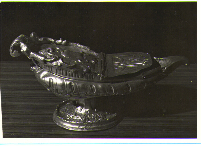 navicella portaincenso - bottega napoletana (prima metà sec. XVIII)