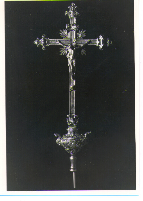 croce processionale - bottega napoletana (sec. XVIII)