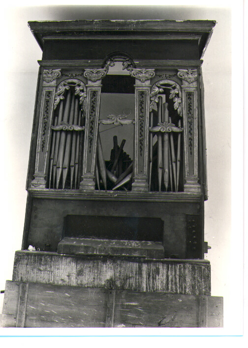 cassa d'organo - bottega lucana (prima metà sec. XIX)